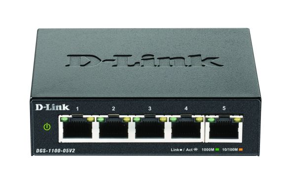 5-Port Gigabit SmartSwitch DGS-1100-05V2/E 5-Port Gigabit SmartSwitch DGS-1100-05V2/E