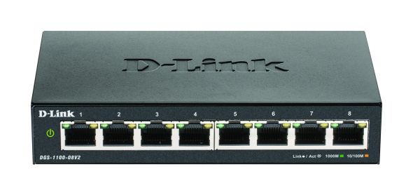 8-Port Gigabit SmartSwitch DGS-1100-08V2/E 8-Port Gigabit SmartSwitch DGS-1100-08V2/E