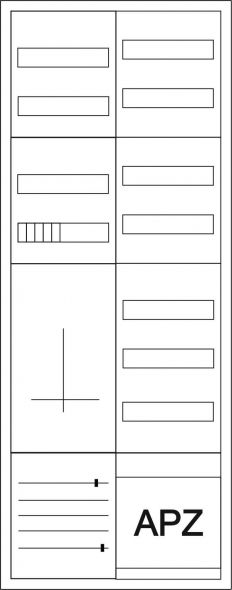 Zählerschrank ZSD-ZV-1400/APZ Zählerschrank ZSD-ZV-1400/APZ