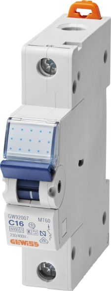 GW92505 MT100 LS SCHALTER B6A 1P 10KA 1TE GW92505 MT100 LS SCHALTER B6A 1P 10KA 1TE