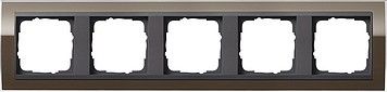 System 55 Event Klar 5-fach Rahmen braun 0215768 System 55 Event Klar 5-fach Rahmen braun 0215768
