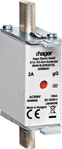 NH-Sicherung NH000 4A gL/gG NH-Sicherung NH000 4A gL/gG