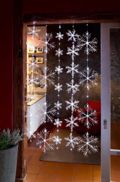 LED-Schneeflocken-Vorhang 577808 LED-Schneeflocken-Vorhang 577808