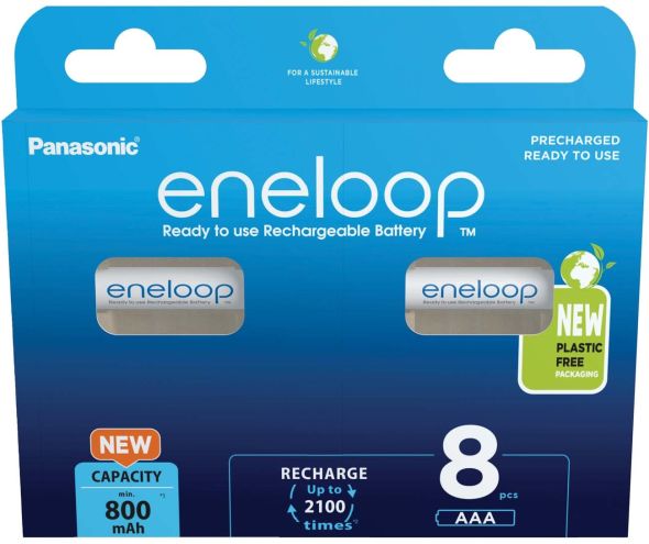 Akku Micro AAA eneloop BK-4MCDE/8BE(VE8) Akku Micro AAA eneloop BK-4MCDE/8BE(VE8)