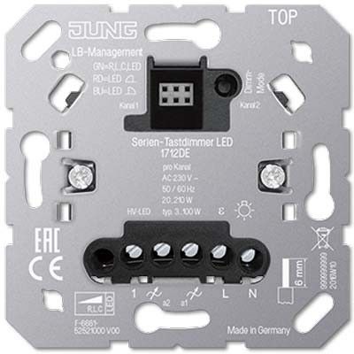 Serien-Tastdimmer Universal 1712DE Serien-Tastdimmer Universal 1712DE
