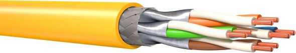 Datenkabel MegaLine F6-90 4P Cat.7 gelb F6-90 SF-Dca- BOX250 Datenkabel MegaLine F6-90 4P Cat.7 gelb F6-90 SF-Dca- BOX250