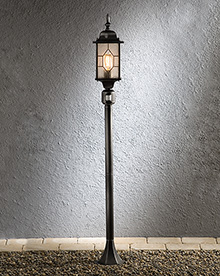 Wegeleuchte E27 75W schwarz/Sil ohne Lp. Wegeleuchte E27 75W schwarz/Sil ohne Lp.