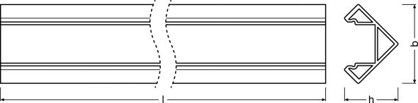 LED-Profilschiene LSAYPM06E/18X18/12/2 LED-Profilschiene LSAYPM06E/18X18/12/2