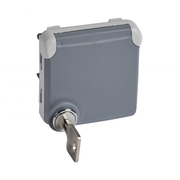 Schuko-Steckdose 1f. gr 69573 Schuko-Steckdose 1f. gr 69573