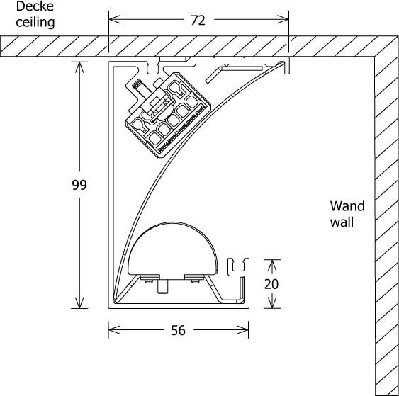 LED-Lichtvoute IDL 70.1027.1500 ws LED-Lichtvoute IDL 70.1027.1500 ws