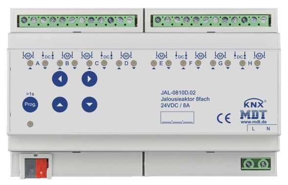 Jalousieaktor 8-fach JAL-0810D.02 Jalousieaktor 8-fach JAL-0810D.02