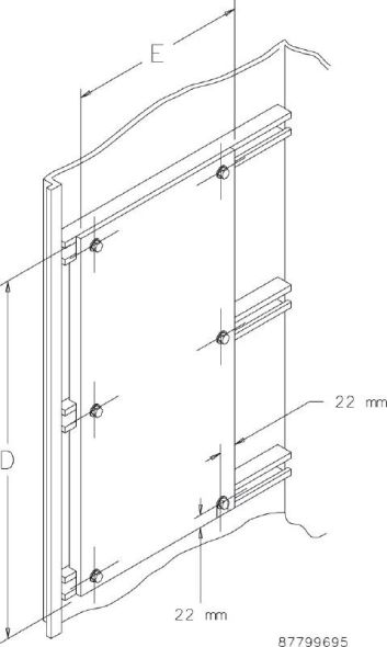 Montageplatte, 1800x300 A18SMP3GE Montageplatte, 1800x300 A18SMP3GE
