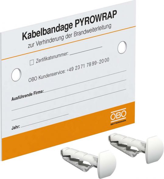 Kennzeichnungsschild KS-FSB DE Kennzeichnungsschild KS-FSB DE