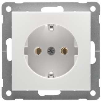 SCHUKO-Steckdose alu D 11.6511.70 SCHUKO-Steckdose alu D 11.6511.70