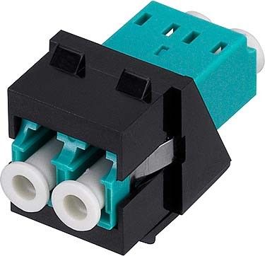 LC-D Keystone Modul KMK-LC-D OM3 aqua sw LC-D Keystone Modul KMK-LC-D OM3 aqua sw