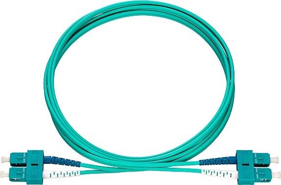 Patchkabel SC-D/SC-D OM3 aqu 2m Patchkabel SC-D/SC-D OM3 aqu 2m