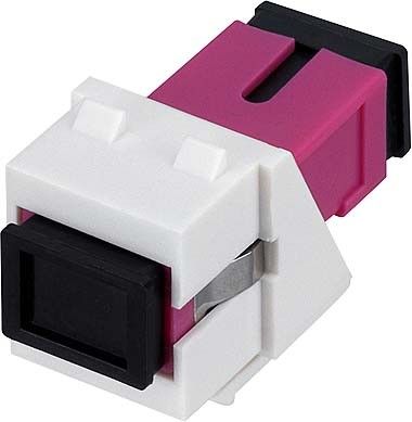 SC-Keystone Modul KMK-SC OM4 vio rw SC-Keystone Modul KMK-SC OM4 vio rw