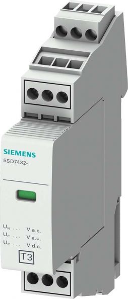 SPD Typ 3, UN=24V AC/34V 5SD7432-5 SPD Typ 3, UN=24V AC/34V 5SD7432-5
