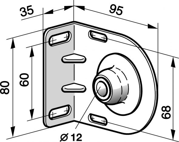 Flanschgegenlager 9410633 Flanschgegenlager 9410633