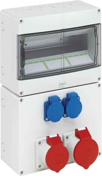 CEE-Steckdosen-Kombination STV 1222-S CEE-Steckdosen-Kombination STV 1222-S