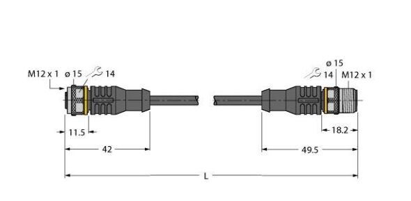 Aktuator- u. Sensorleitung RKC4.221T #6628443 Aktuator- u. Sensorleitung RKC4.221T #6628443