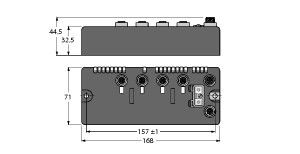 Compact Feldbus Station BLCDN-4M1 #6811055 Compact Feldbus Station BLCDN-4M1 #6811055