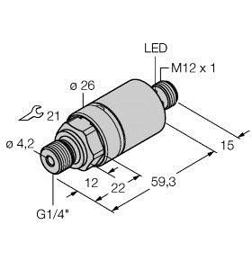 Drucksensor PC100R-204 #6833757 Drucksensor PC100R-204 #6833757