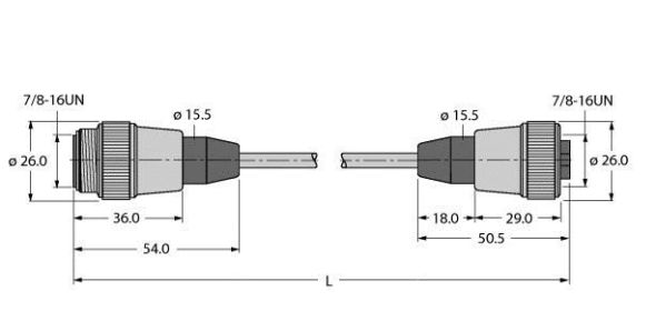 Feldbusleitung RSVRKVFBY49OG60M/5D Feldbusleitung RSVRKVFBY49OG60M/5D