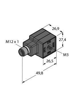 Ventilsteckverbinder VAS22-S-FS5.31 Ventilsteckverbinder VAS22-S-FS5.31