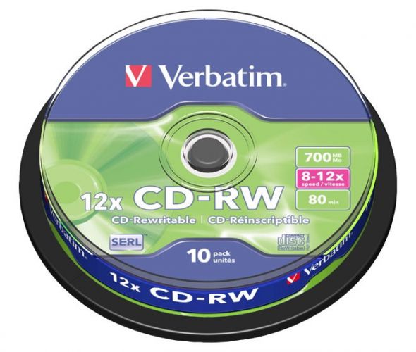 CD-RW 80Min/700MB/8-12x 43480 (VE10) CD-RW 80Min/700MB/8-12x 43480 (VE10)