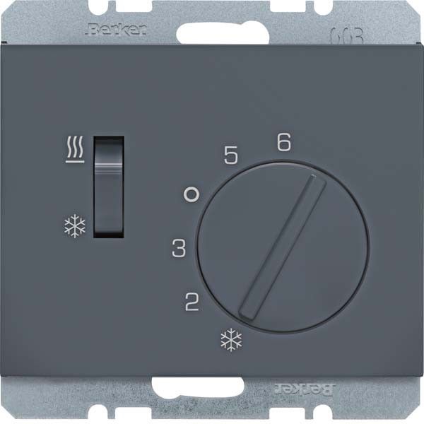 Temperaturregler 20297106 anthrazit matt lackiert Temperaturregler 20297106 anthrazit matt lackiert