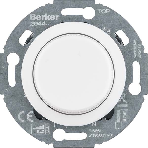 Drehdimmer 294410 polarweiß glänzend Drehdimmer 294410 polarweiß glänzend