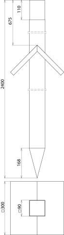 Holzpfahl aus Eiche 145241