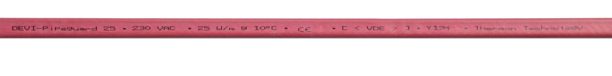 Heizband 250m Tr. pipeguard25#98301067 Schnittlänge Heizband 250m Tr. pipeguard25#98301067 Schnittlänge