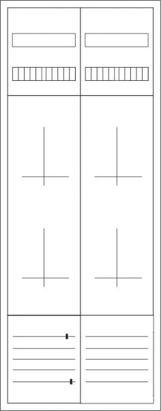 Zähler-Komplettschrank ZSD-4Z-1400 Zähler-Komplettschrank ZSD-4Z-1400