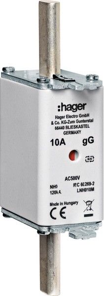 NH-Sicherung NH0 10A gL/gG NH-Sicherung NH0 10A gL/gG