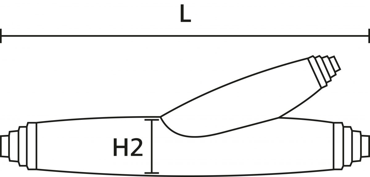 Abzweigmuffe Y-2 PUR33-GN-SF