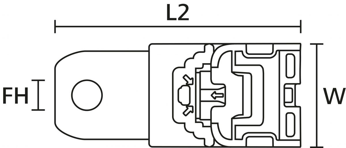 Befestigungelement RCA180SM6 PA66