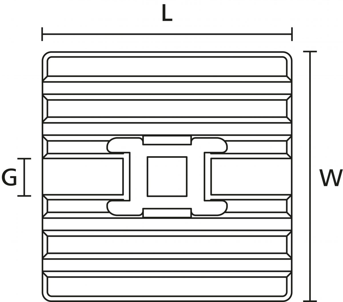 Klebesockel flexibel FMB4APTIPA66HSBK(10)