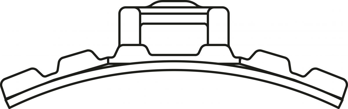 Klebesockel flexibel FMB4APTIPA66HSBK(10)