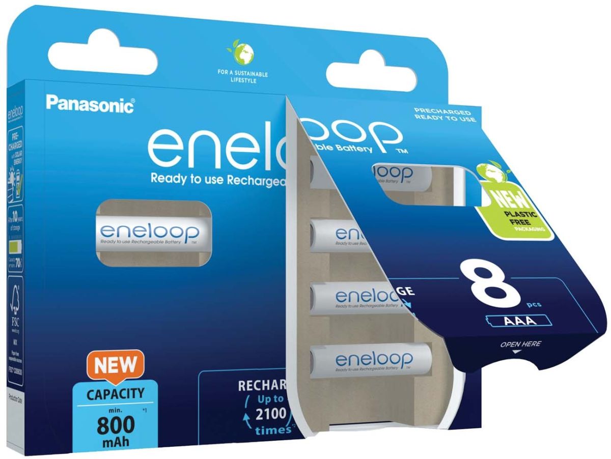 Akku Micro AAA eneloop BK-4MCDE/8BE(VE8)