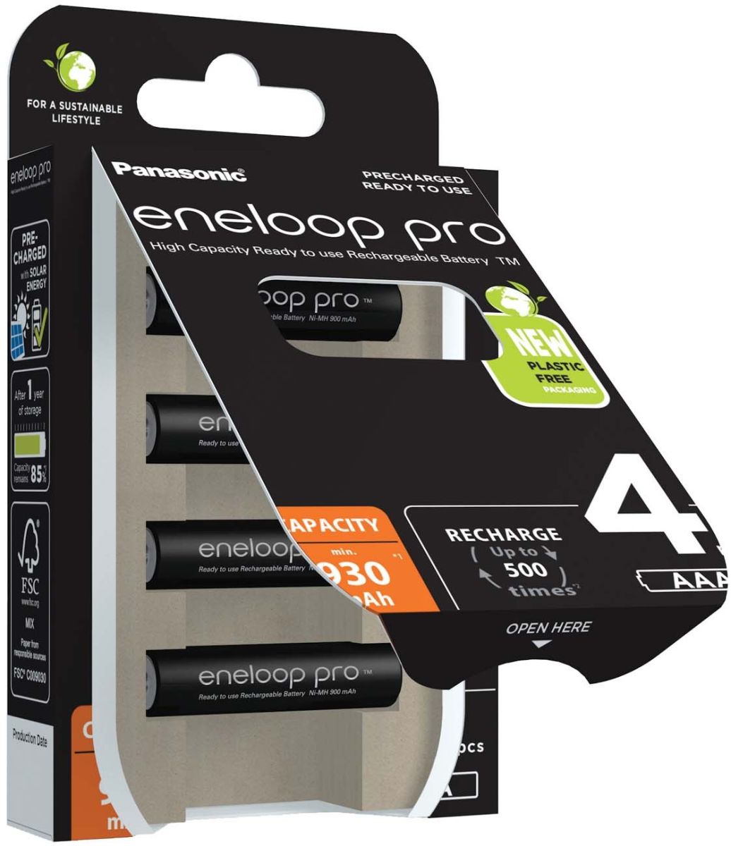 Akku Micro AAA eneloop pro BK-4HCDE/4BE(VE4)