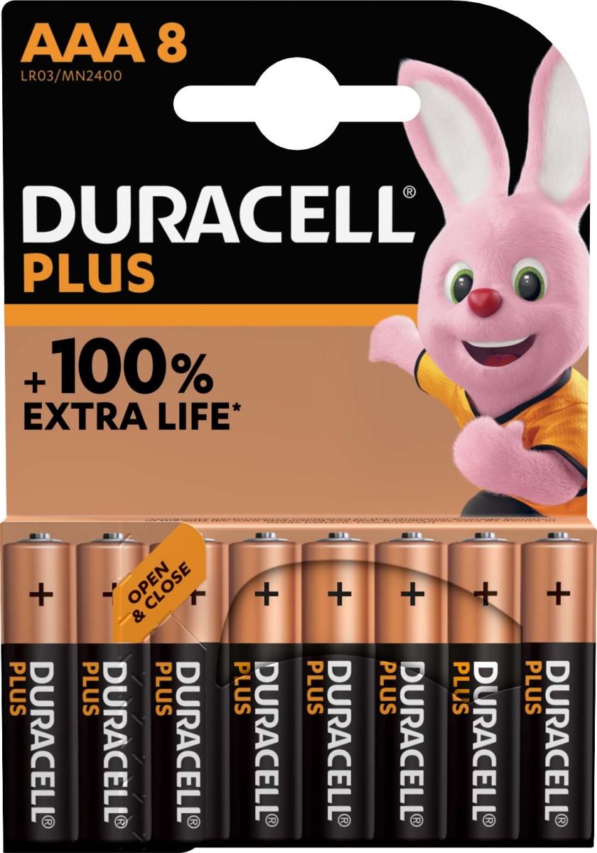 Batterie 1,5V Micro AAA Plus-AAA K8 (Bli.8)