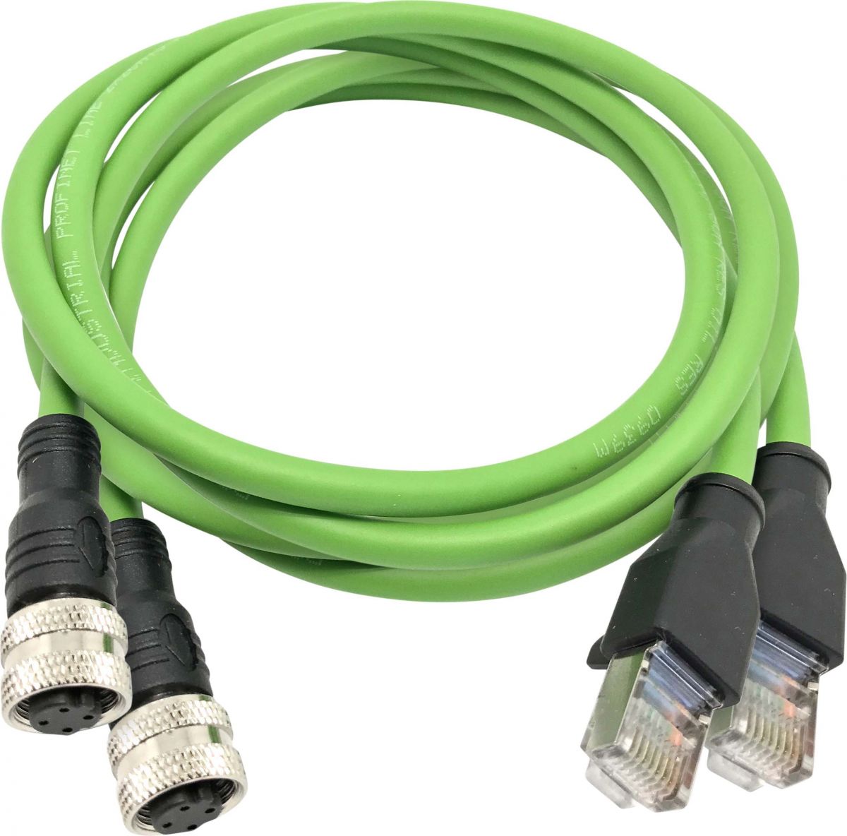 Adapterkabel 1m PROFINET AdapterRJ45-M12-D Adapterkabel 1m PROFINET AdapterRJ45-M12-D