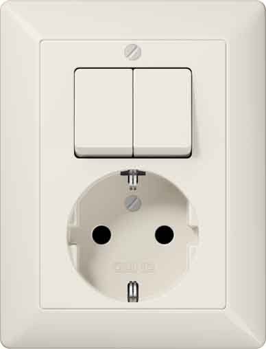 Schalter+Steckdose AS5575EU Schalter+Steckdose AS5575EU