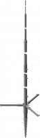 Tele-Blitzschutzmast TBM 8M SCFU STTZN AL
