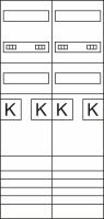 Komplettfeld ZK3ED24N eHZ,DSS 2-feld 