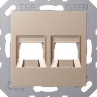 Abdeckung 2-fach A1569-25WECH