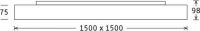 LED-Anbauleuchte PLL 501500301/DALI
