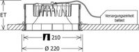 LED-Einbaudownlight FLIR 400.3040.01DAsi